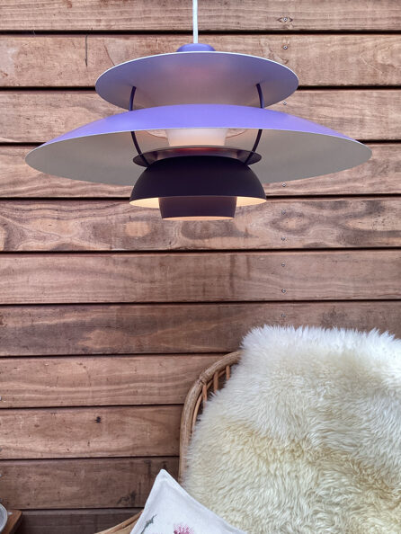 #ph5 #danishdesign #ph43#ph5white#ph5blanc ph5hvid vintagelamp vintage belysning phlamp belysning pendel vintage midcenturymodern danishmodern tilsalg sælges forsale genbrugmidmod classic interiordesign homedecor bæredygtig indretningindretmedgenbrug paulinekdk vejle louispoulsenph5 louispoulsen